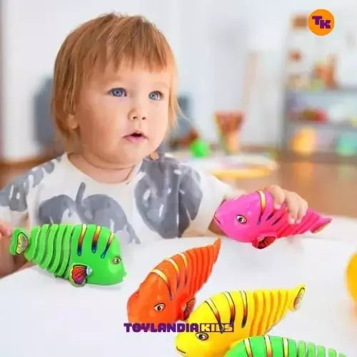 Kit Baby Peixinhos - Brinquedo Sensorial Interativo