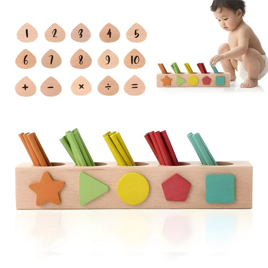 Brinquedo Montessori de Matemática